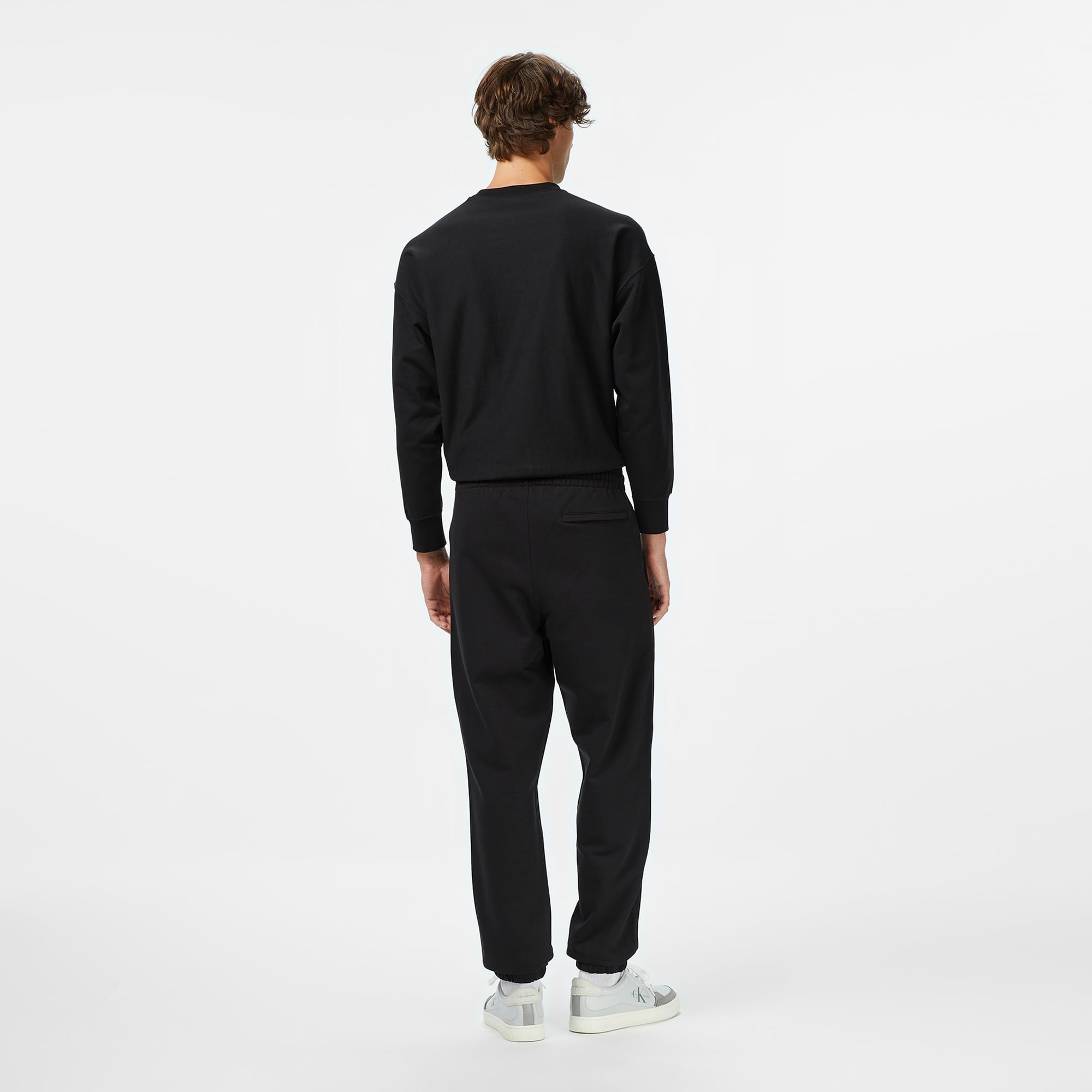 Calvin Klein Terry Graphic Jogger Erkek Siyah Eşofman Altı