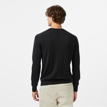  Calvin Klein Supima Cotton Crew Erkek Siyah Triko