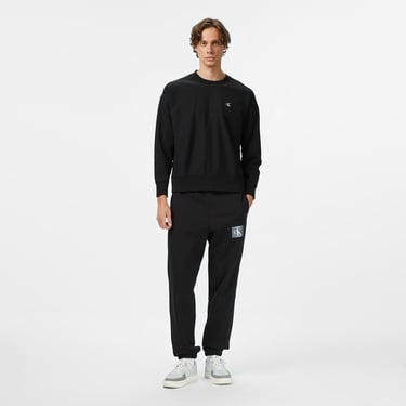  Calvin Klein Terry Graphic Jogger Erkek Siyah Eşofman Altı
