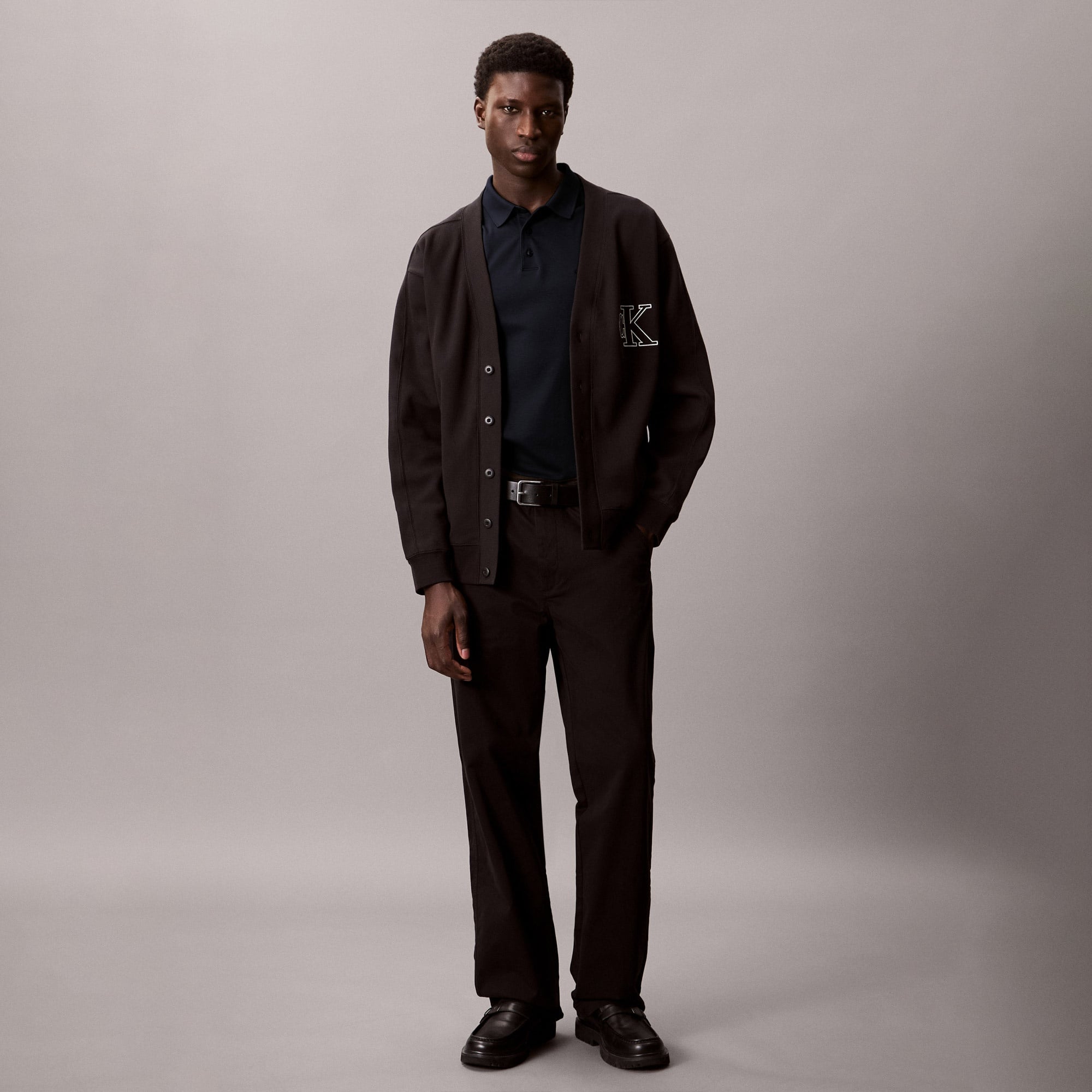 Calvin Klein Supima Erkek Lacivert Polo