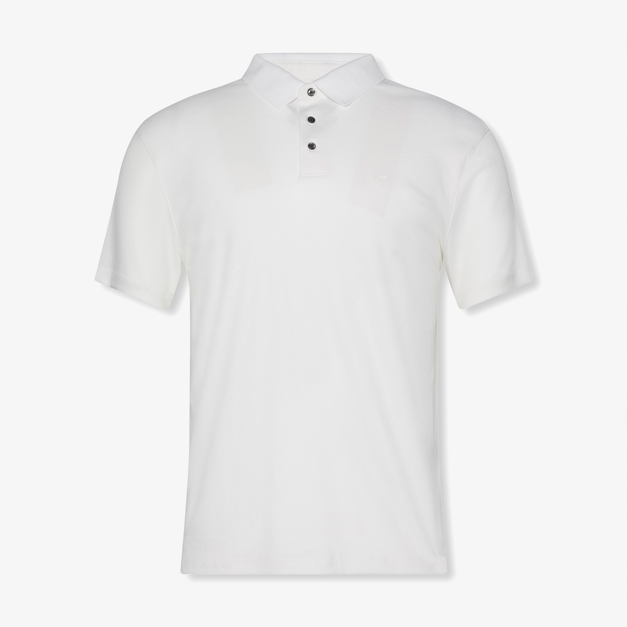 Calvin Klein Supima Erkek Beyaz Polo