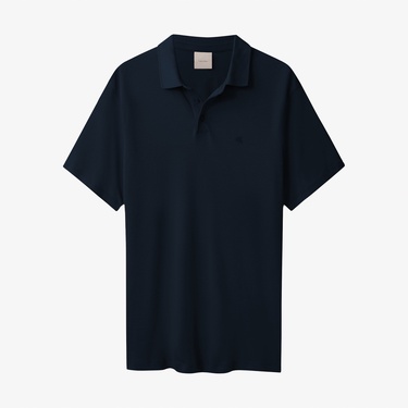  Calvin Klein Supima Erkek Mavi Polo
