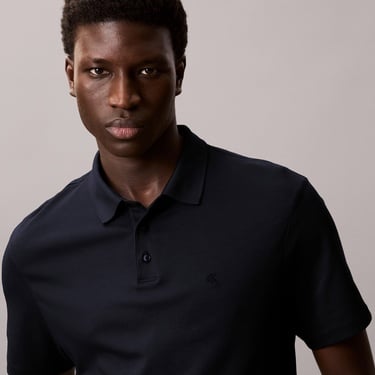  Calvin Klein Supima Erkek Mavi Polo