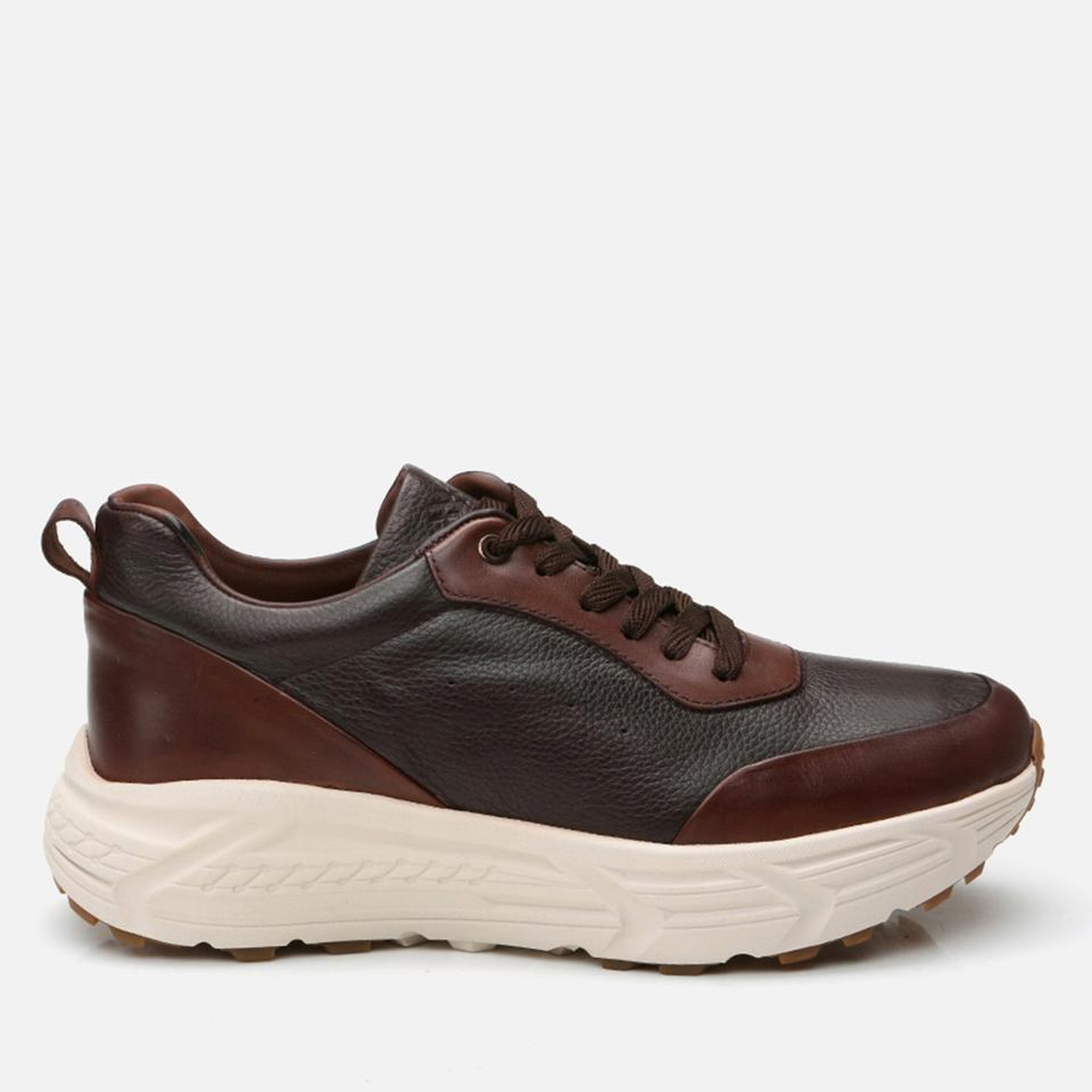 Erkek Deri Kahverengi Spor Ayakkabı