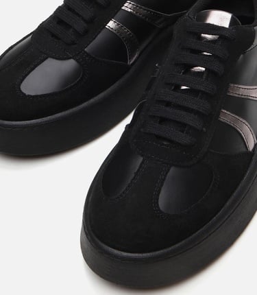  Kadın Siyah Yaya Spor Ayakkabı