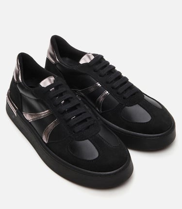  Kadın Siyah Yaya Spor Ayakkabı