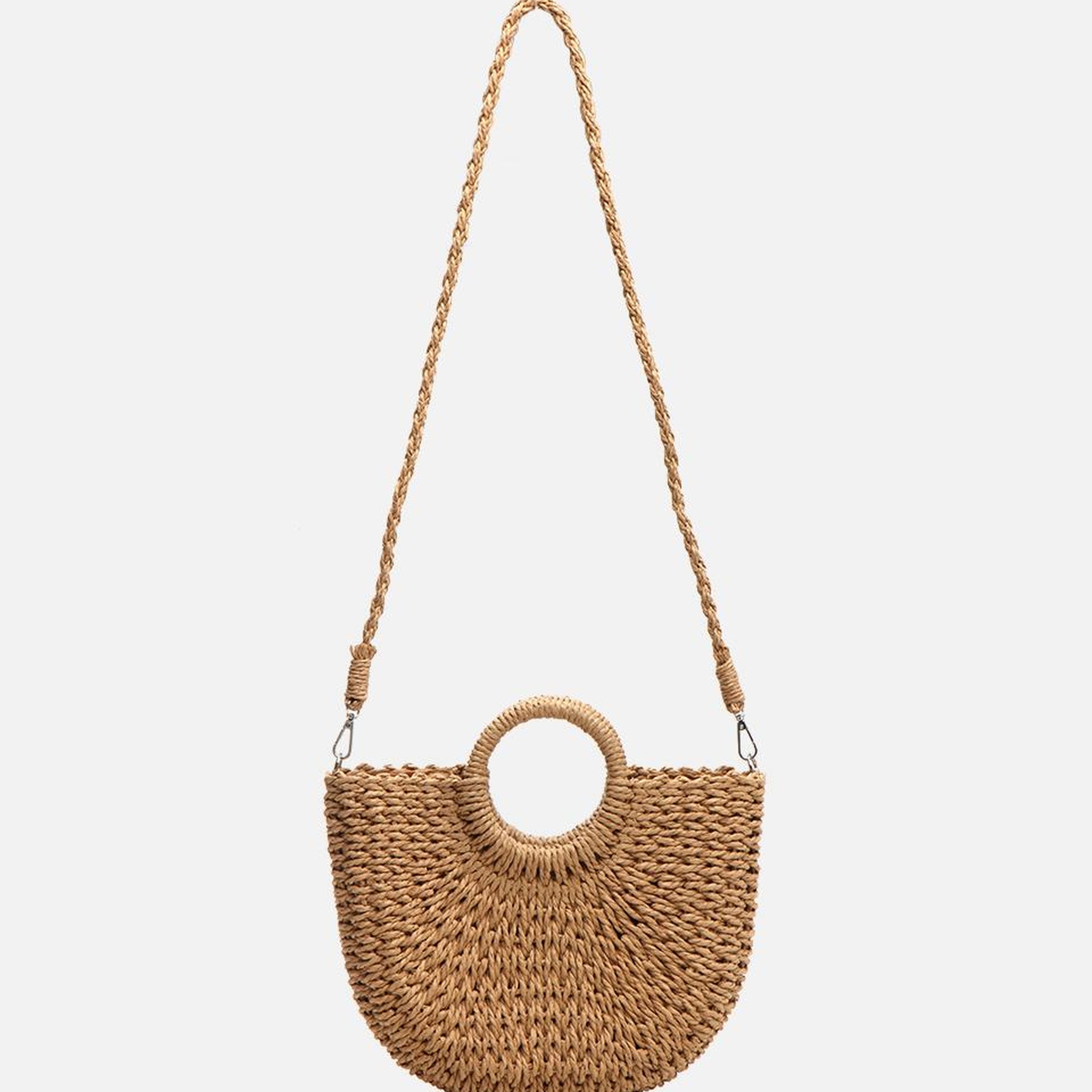 Kadın Taba Hasır Omuz Çantası