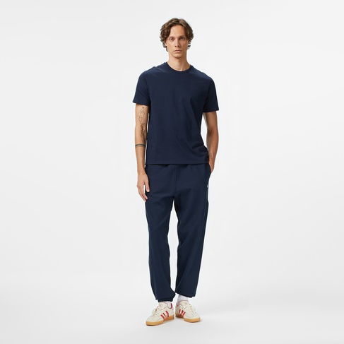  Calvin Klein Premium Terry Monogram Jogger Erkek Mavi Eşofman Altı