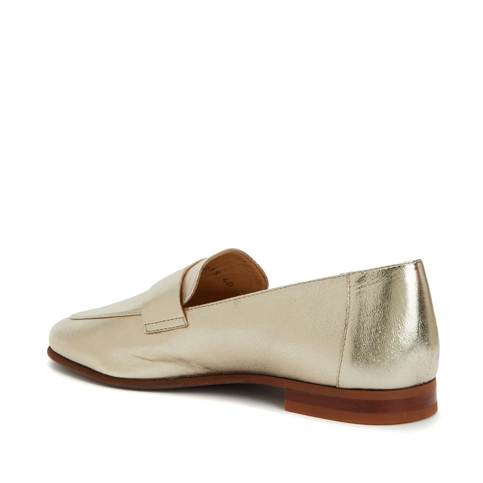 George Hogg Kadın Gold Kuşak Detaylı Deri Loafer