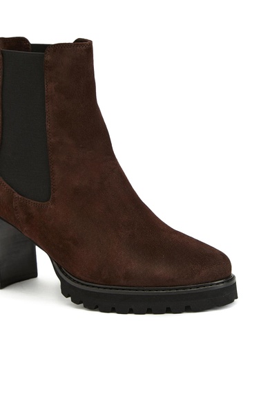  Divarese Kadın Kahverengi Süet Deri Bot