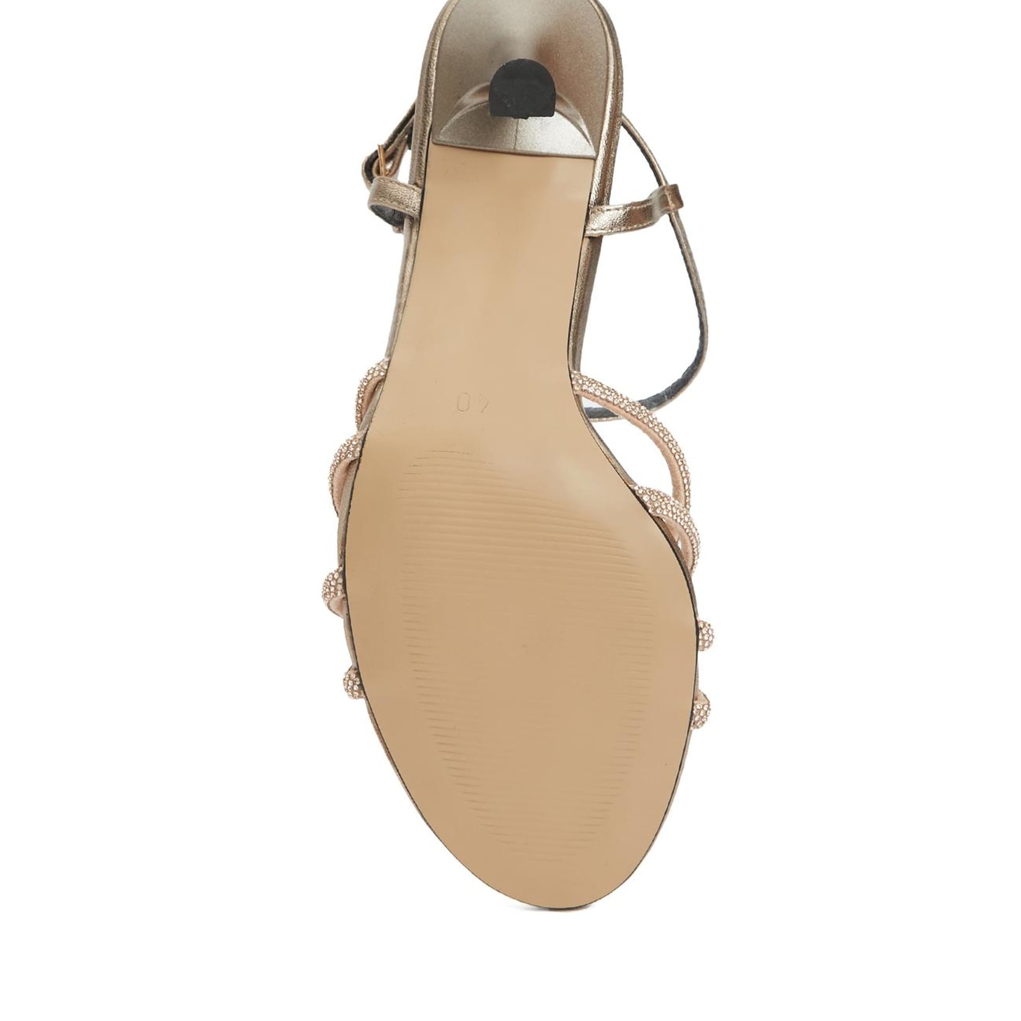 Divarese Kadın Gold Abiye Sandalet