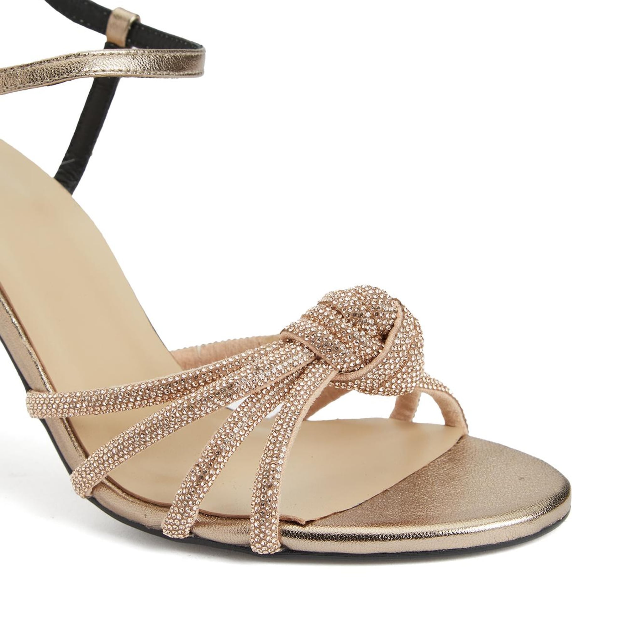 Divarese Kadın Gold Abiye Sandalet