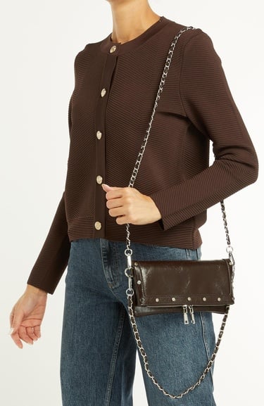  Divarese Kadın Kahverengi Clutch