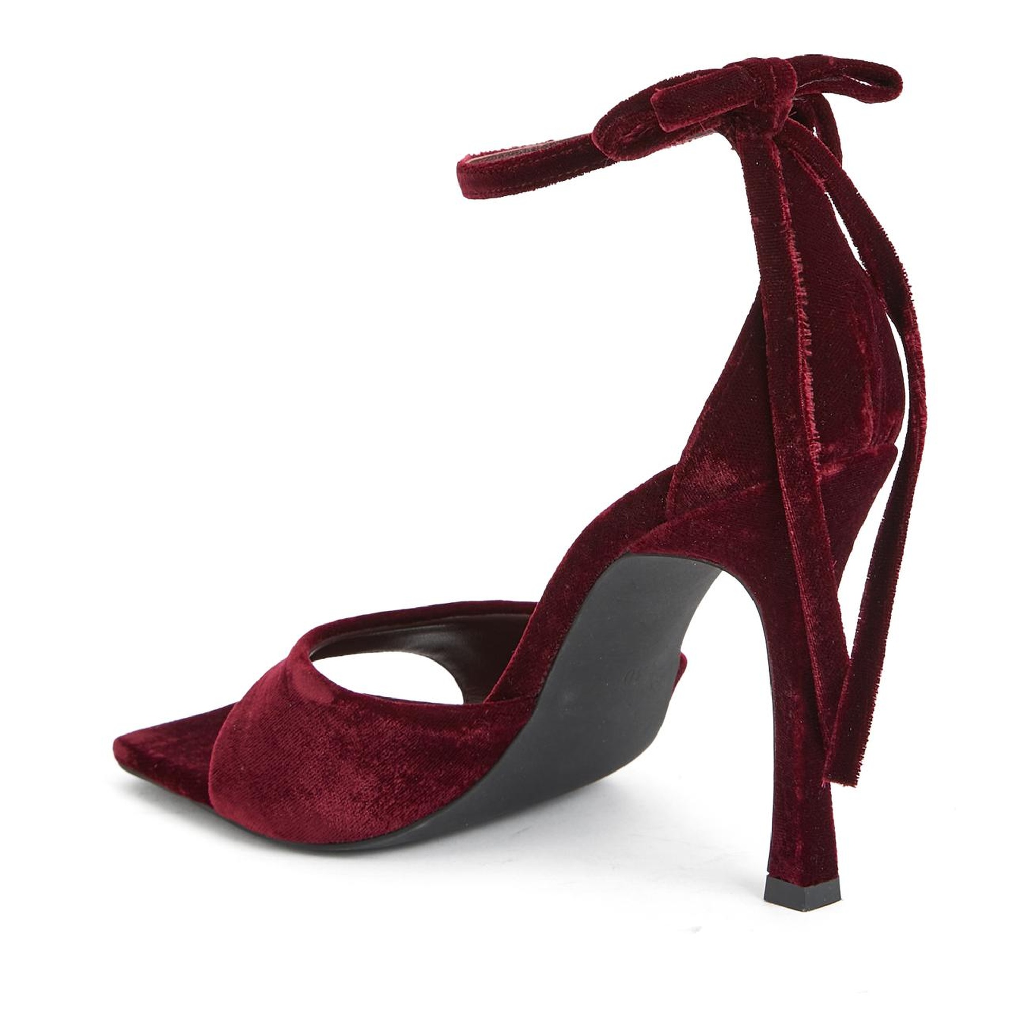 Divarese Kadın Bordo Bantlı Sandalet