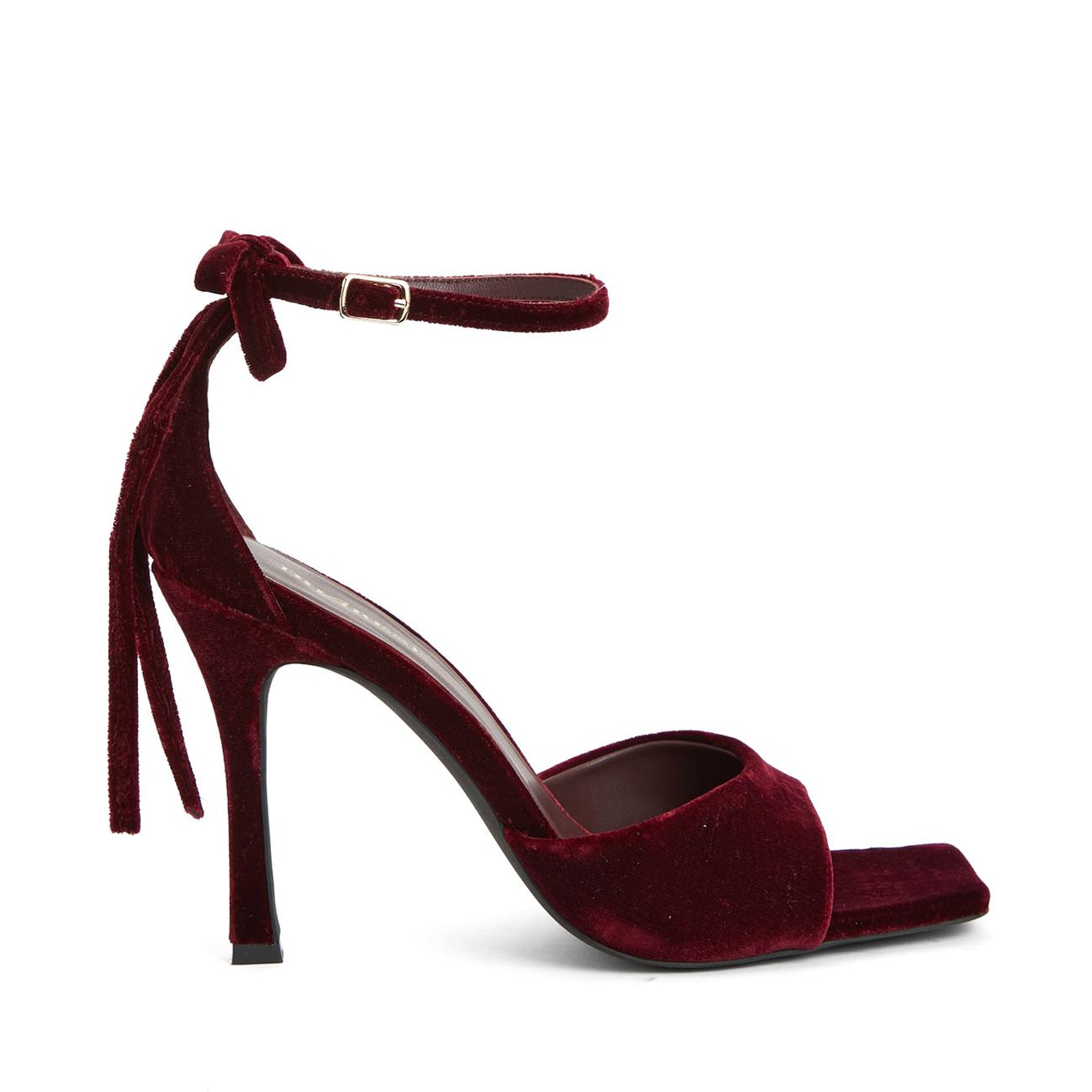 Divarese Kadın Bordo Bantlı Sandalet