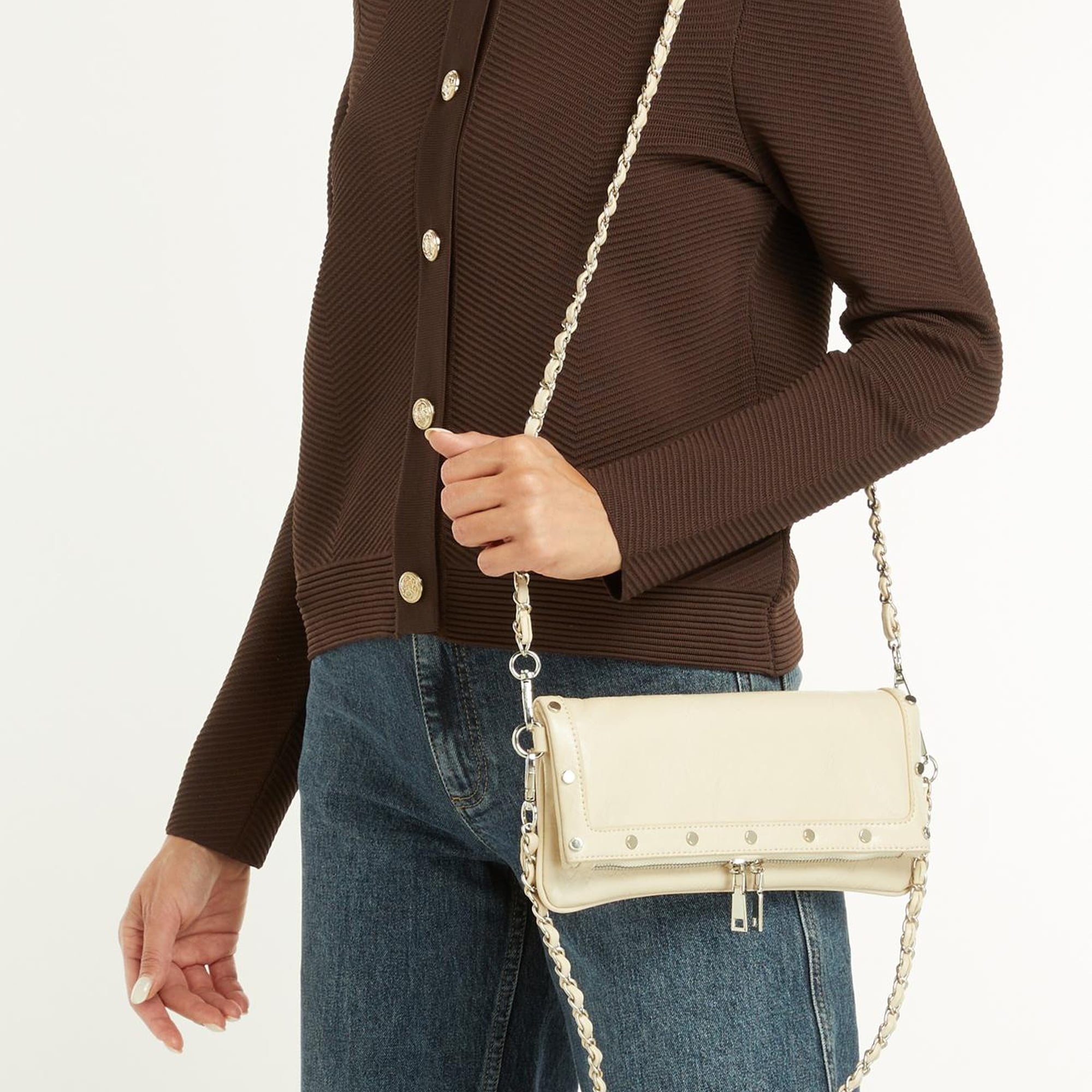 Divarese Kadın Bej Clutch