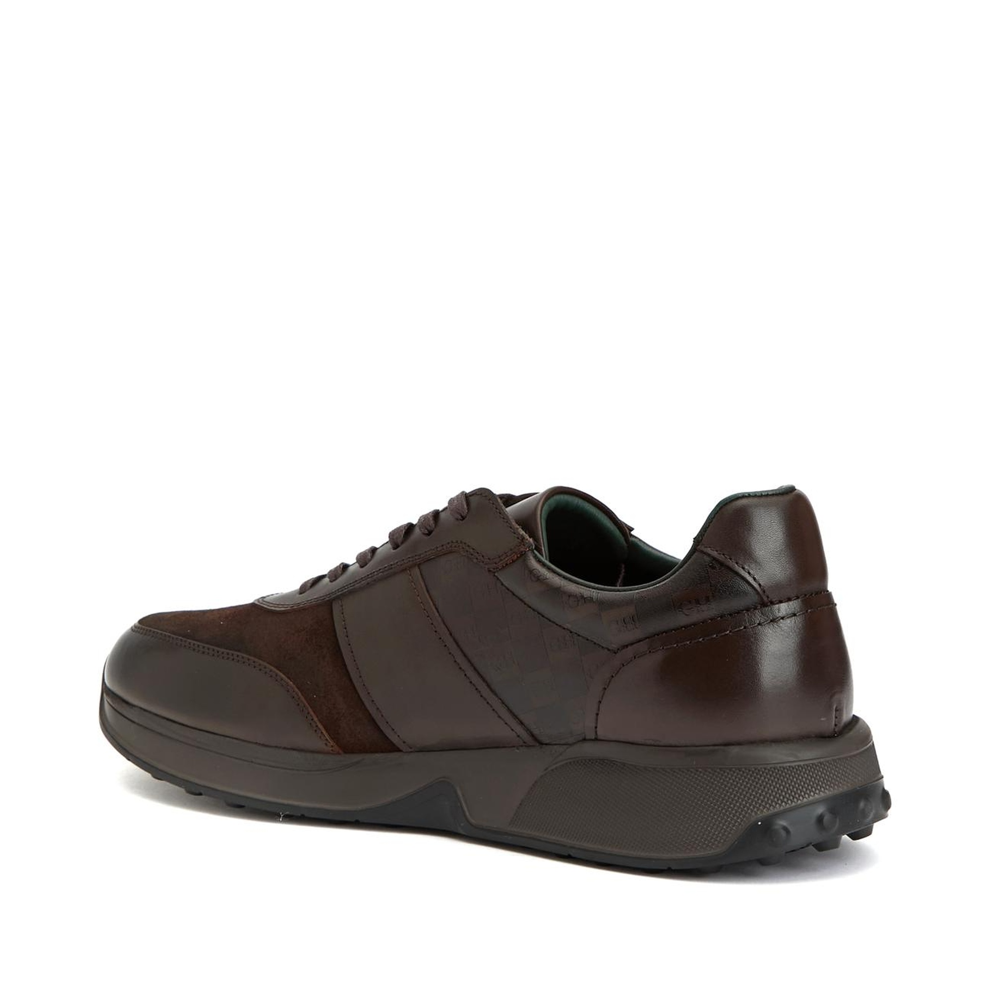 George Hogg Erkek Kahverengi Deri Sneaker