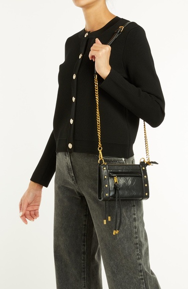  Divarese Kadın Siyah Postacı Çanta