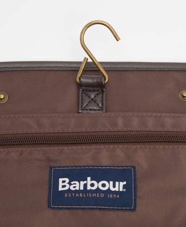  Barbour Wax Hanging Washbag Organizer