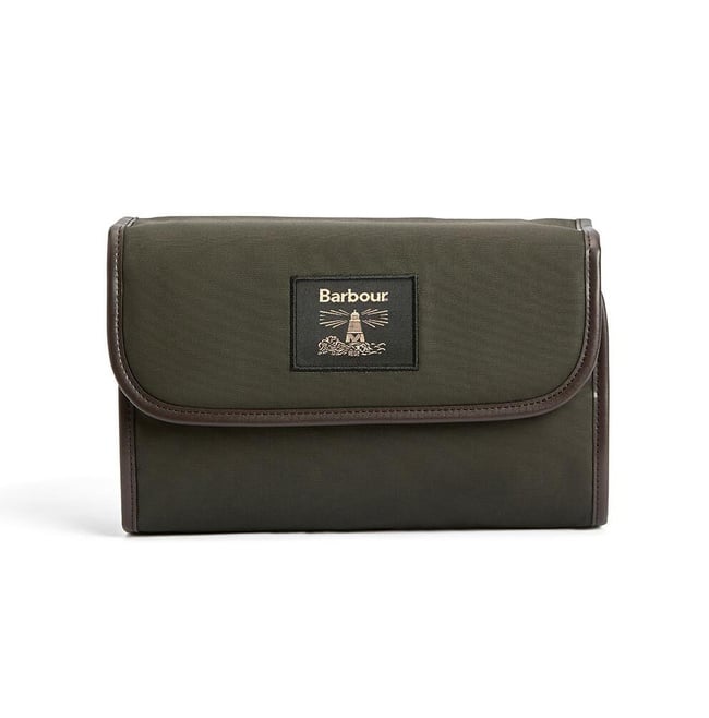  Barbour Wax Hanging Washbag Organizer