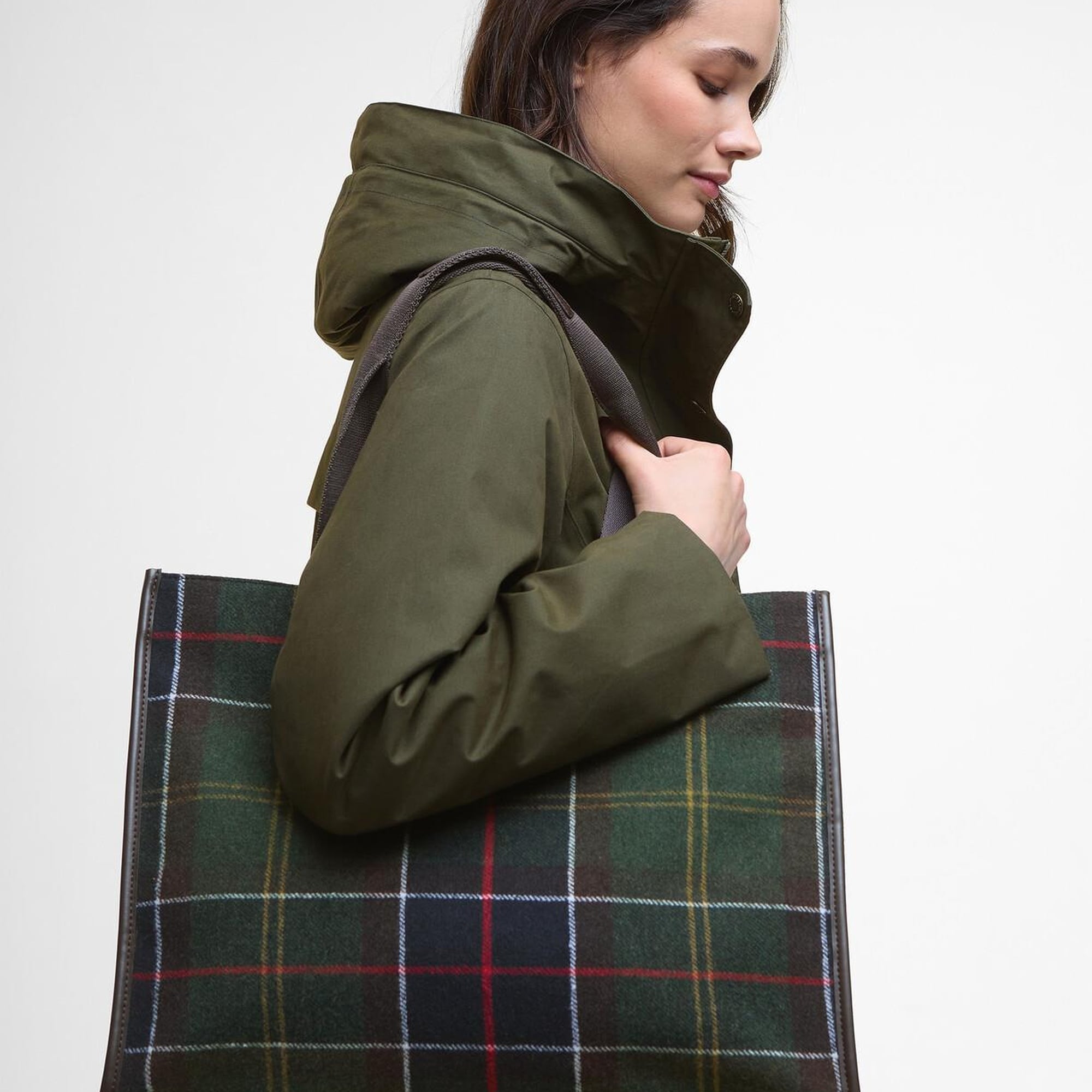 Barbour Turnberry Tartan Kol Çantası