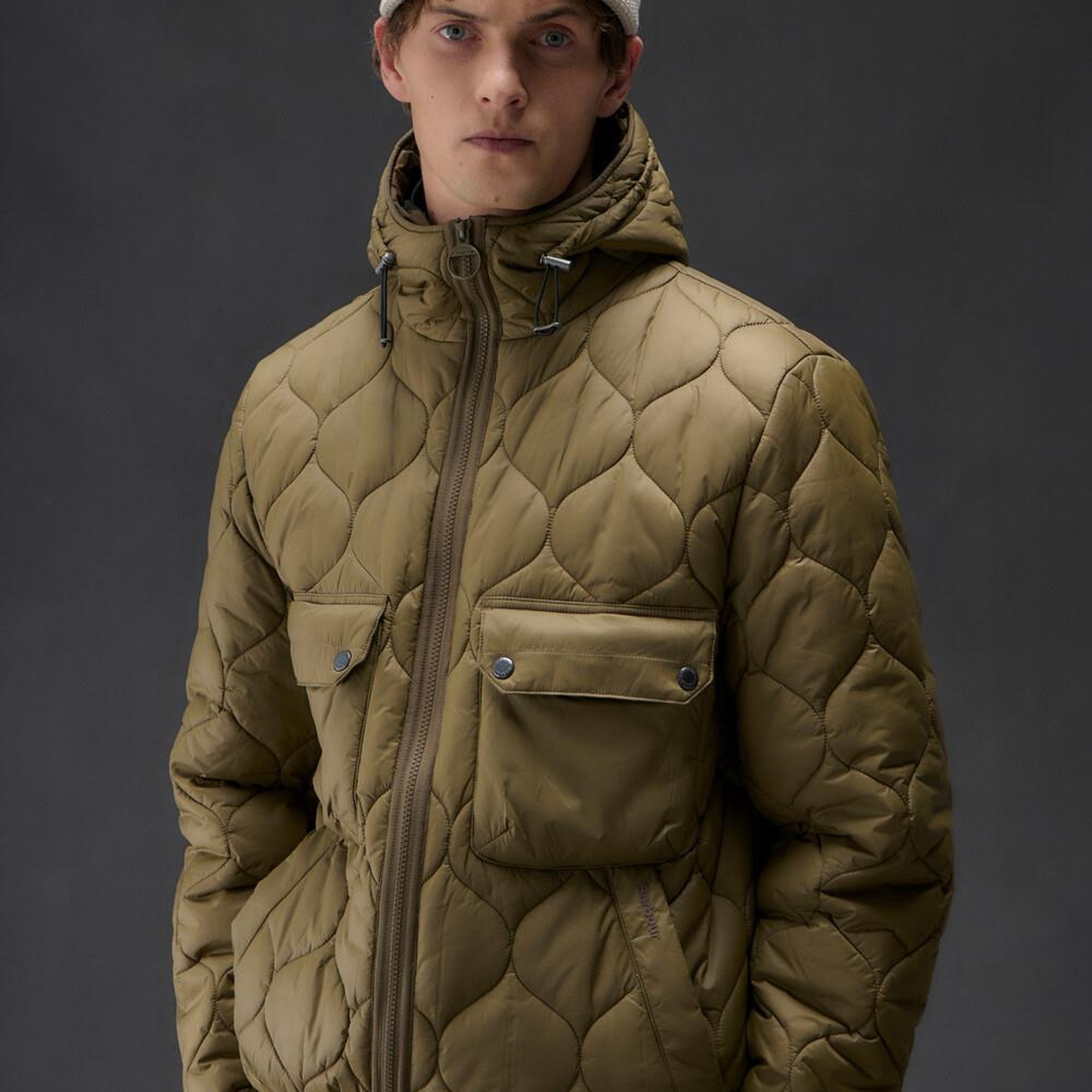 Barbour Re-Engineered Hooded Spey Kapitone Ceket