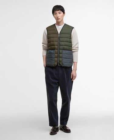  Barbour Reversible Down Filled Yelek