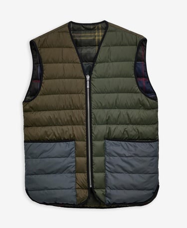  Barbour Reversible Down Filled Yelek