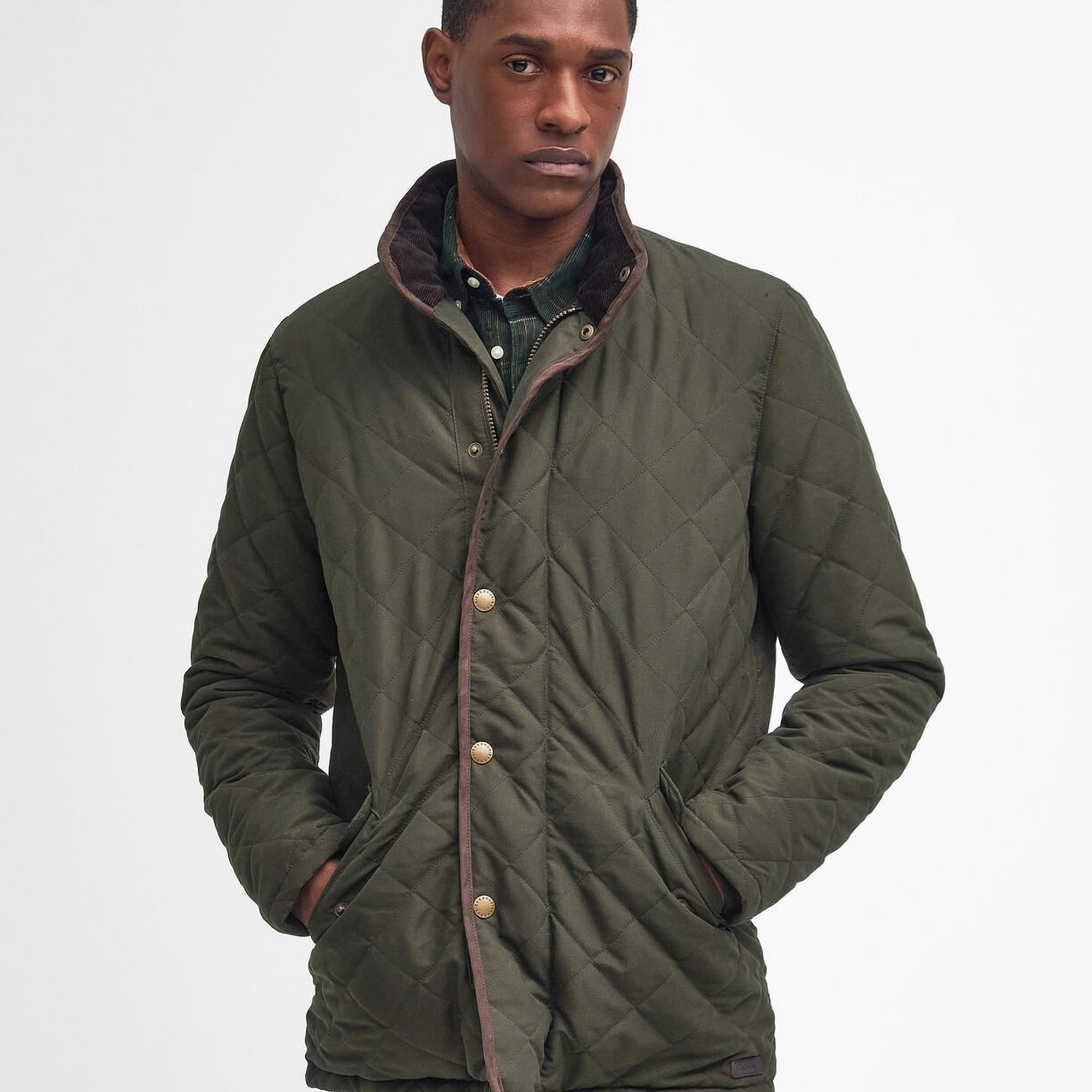 Barbour Waterproof Shoveler Kapitone Ceket