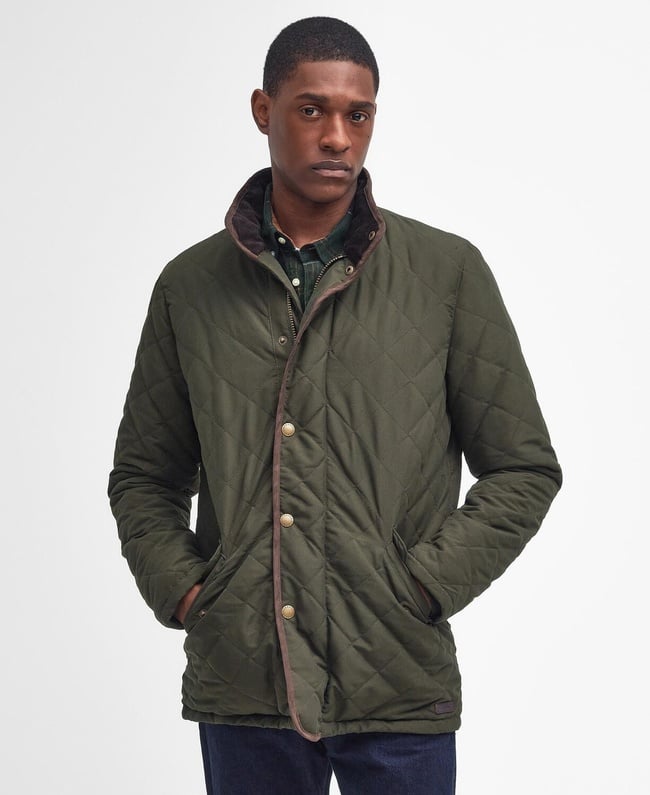  Barbour Waterproof Shoveler Kapitone Ceket