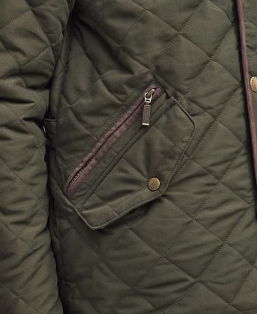  Barbour Waterproof Shoveler Kapitone Ceket