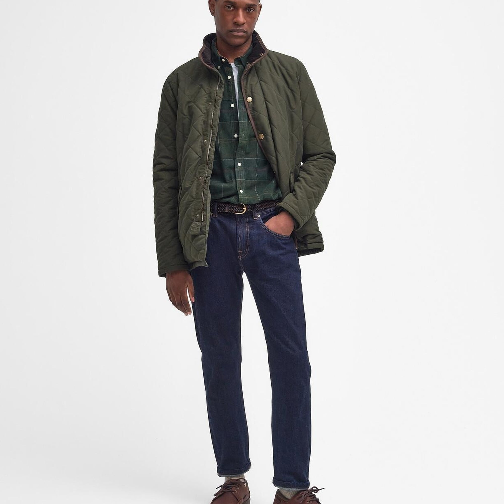 Barbour Waterproof Shoveler Kapitone Ceket