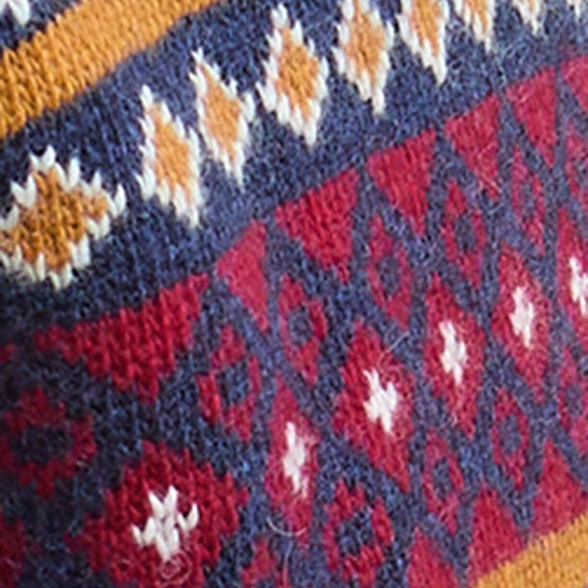 Barbour Patchwork Fair Isle Crew Neck Kazak