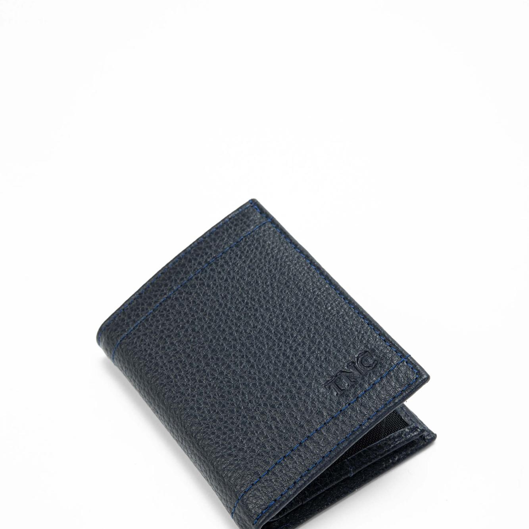 Tamer Tanca Erkek Hakiki Deri Lacivert Cüzdan Cuzdan