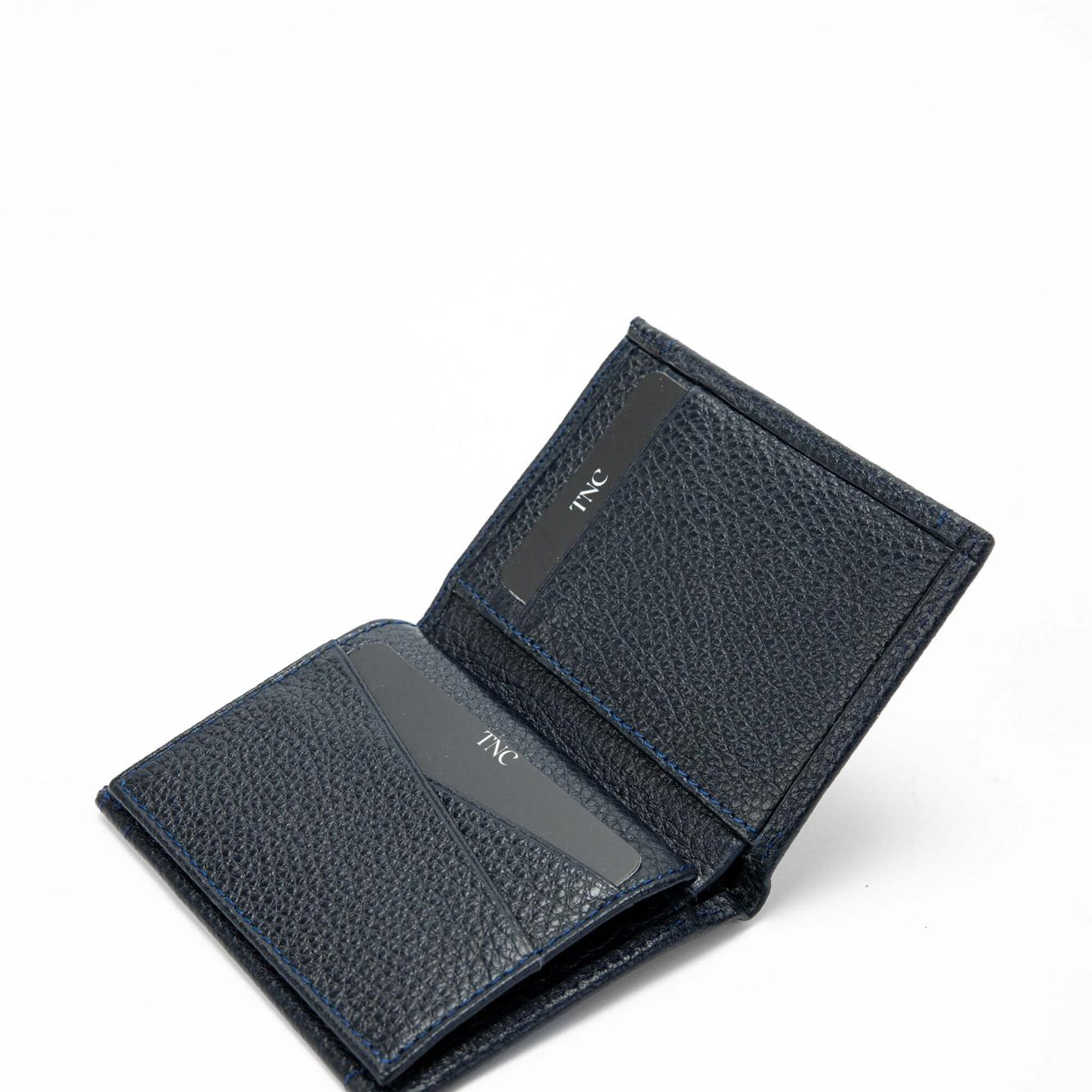 Tamer Tanca Erkek Hakiki Deri Lacivert Cüzdan Cuzdan