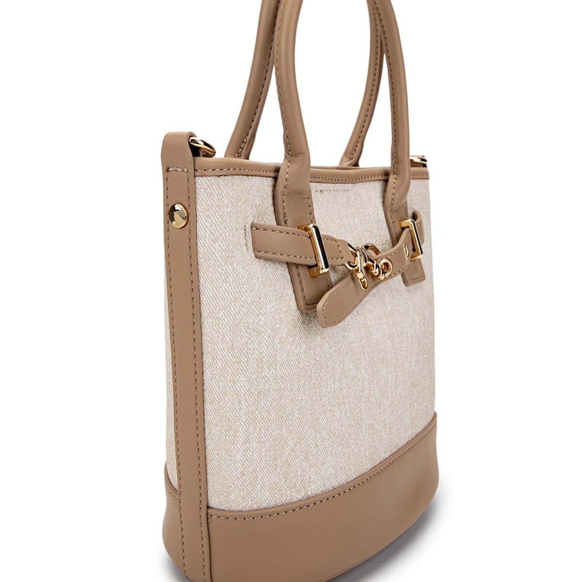 Tamer Tanca Kadın Vegan Bej Omuz Çanta