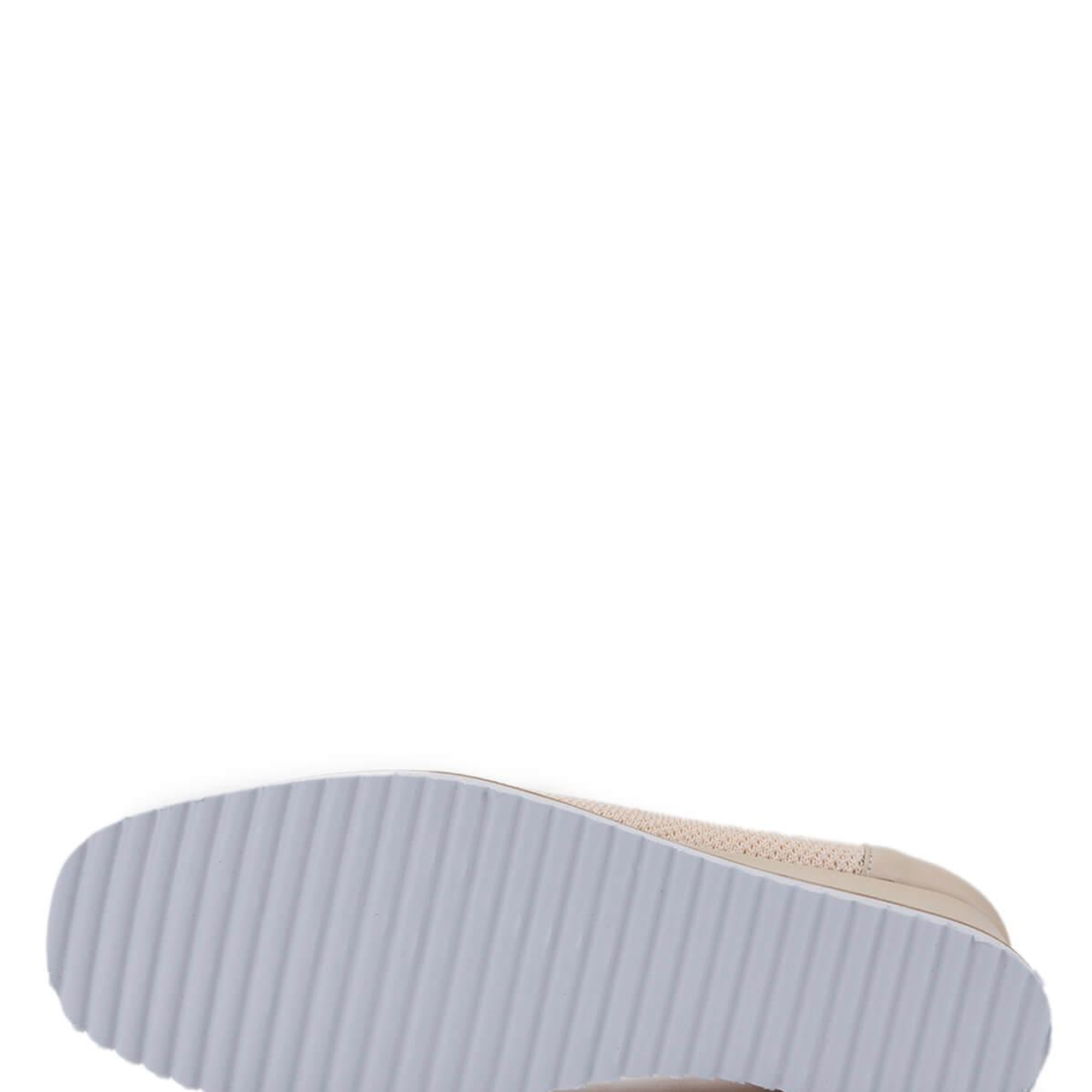 Tamer Tanca Kadın Deri & Tekstil Bej Topuklu Ayakkabı