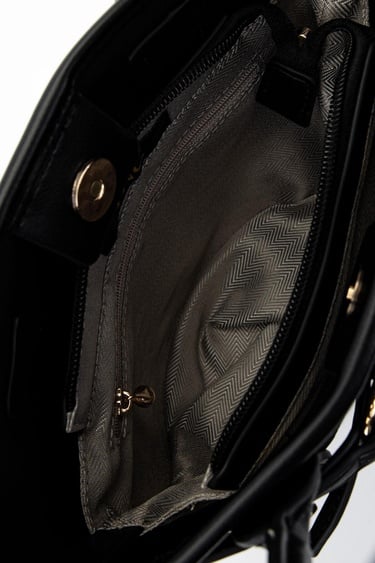  Tamer Tanca Kadın Vegan Siyah Omuz Çanta