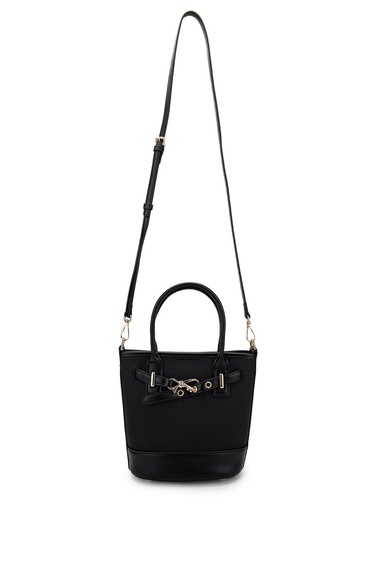  Tamer Tanca Kadın Vegan Siyah Omuz Çanta