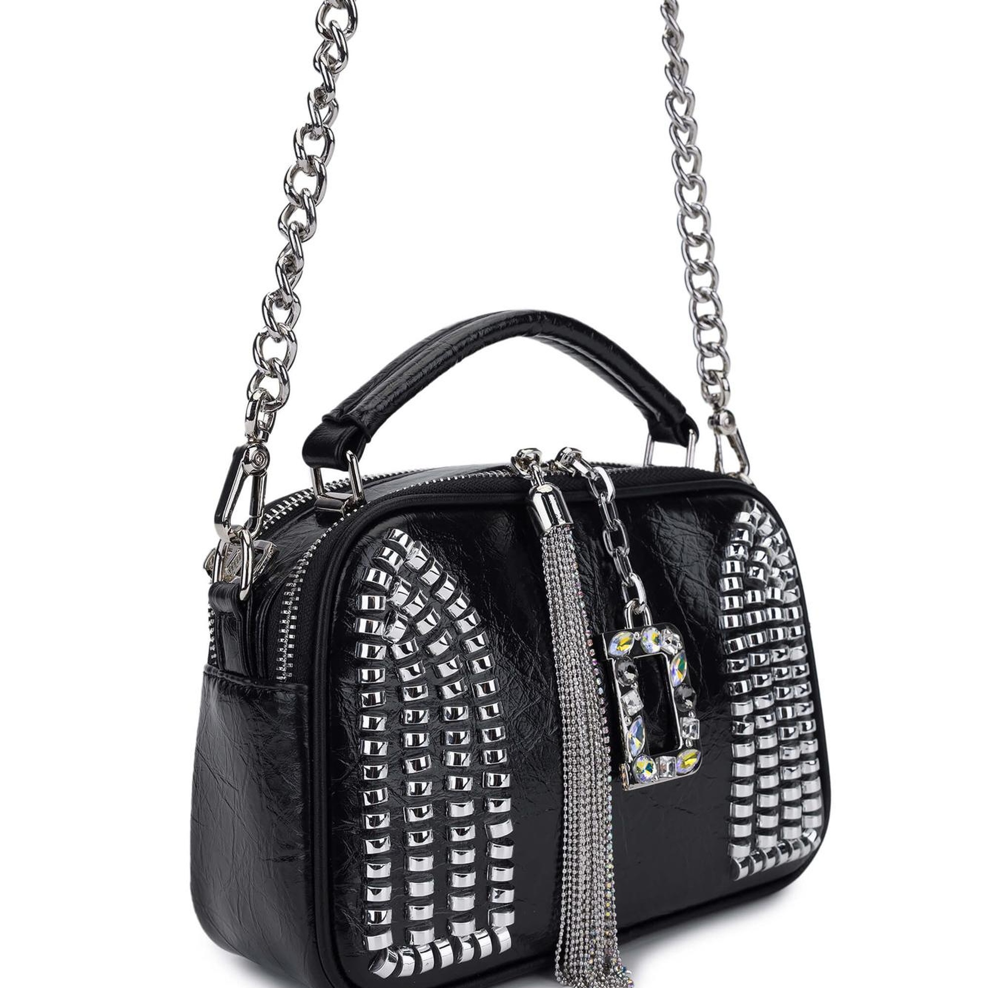 Tamer Tanca Kadın Vegan Siyah Omuz Çanta