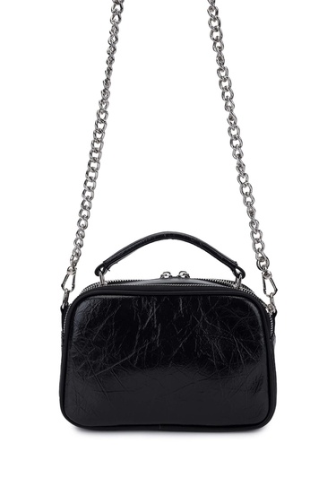  Tamer Tanca Kadın Vegan Siyah Omuz Çanta