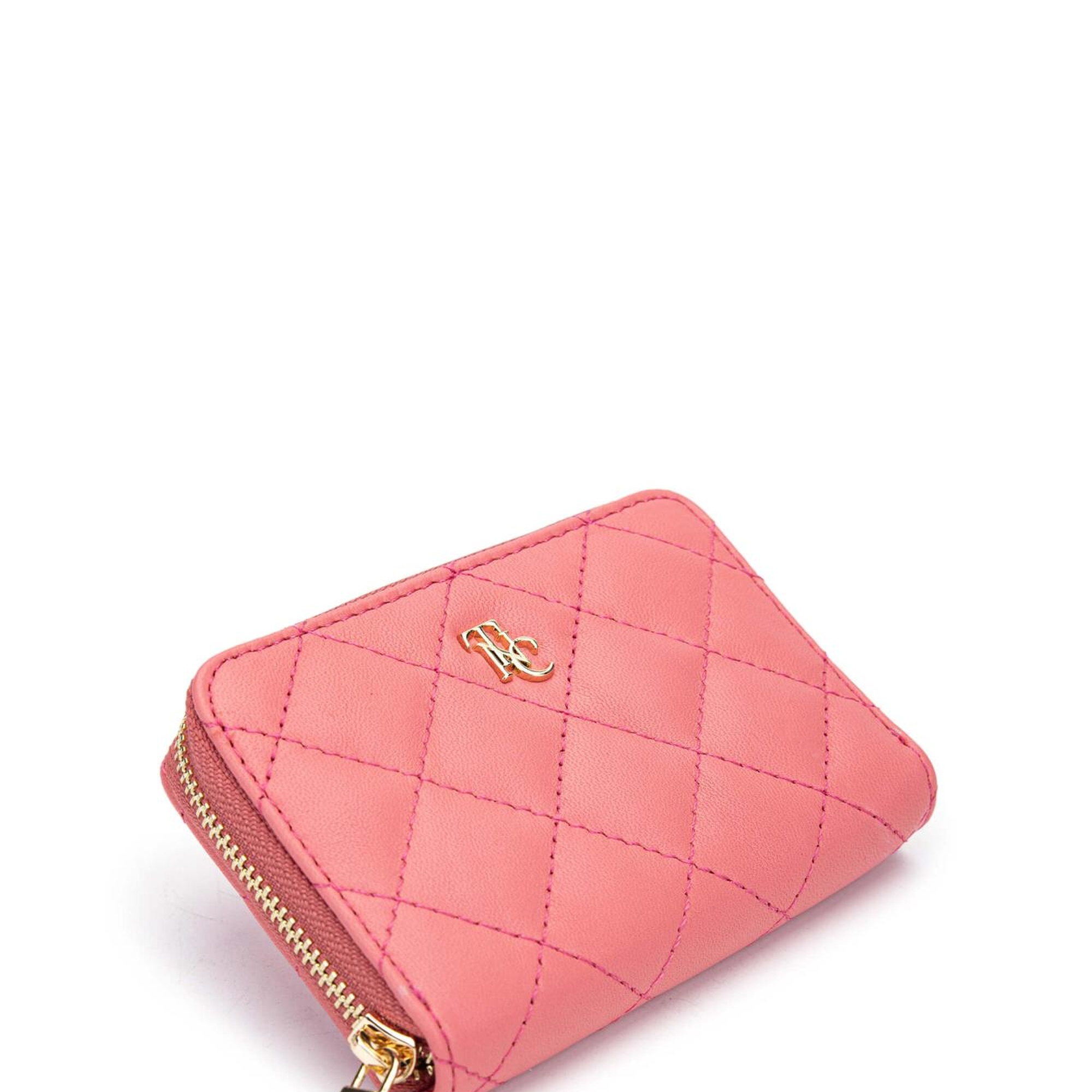 Tamer Tanca Unisex Hakiki Deri Pembe Cüzdan