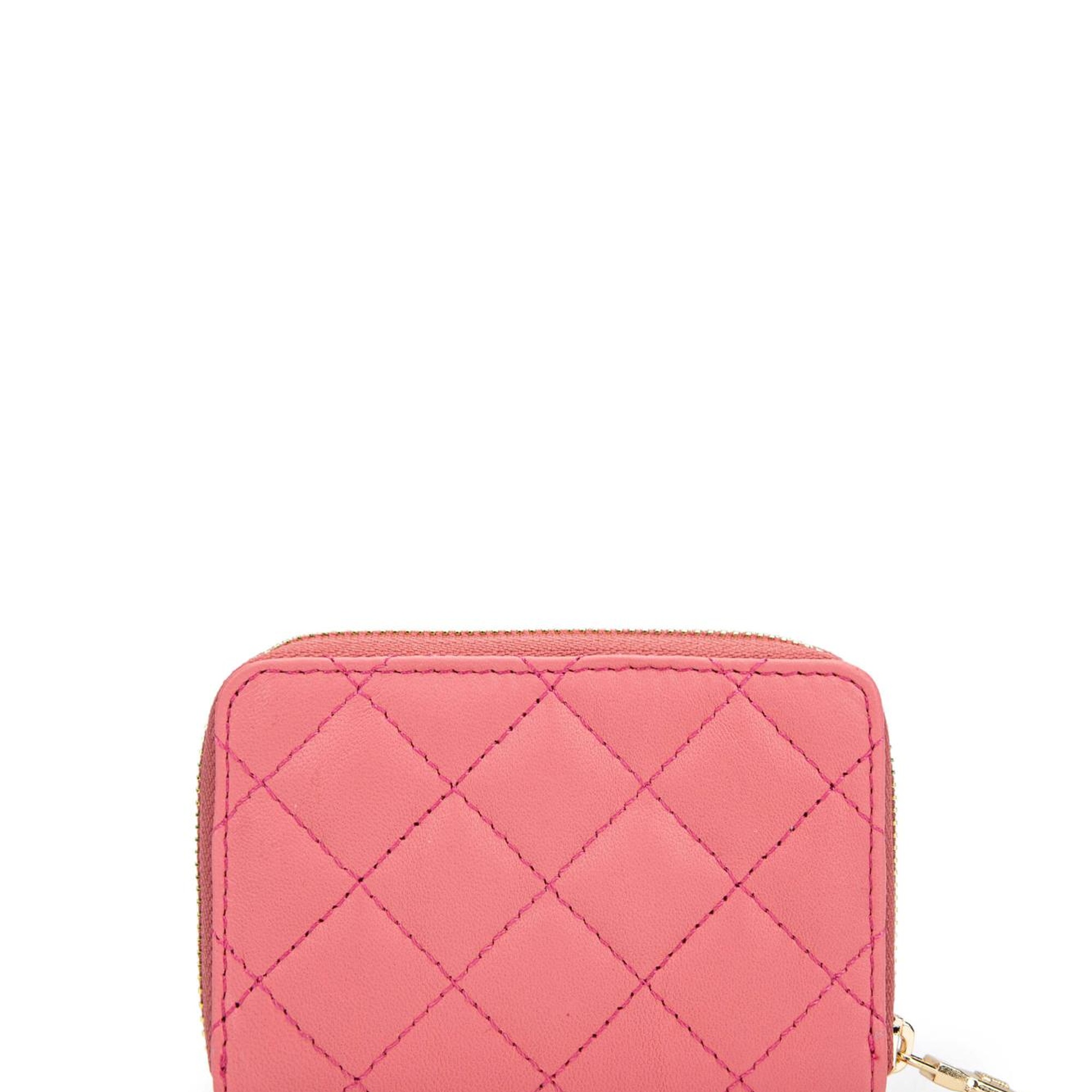 Tamer Tanca Unisex Hakiki Deri Pembe Cüzdan