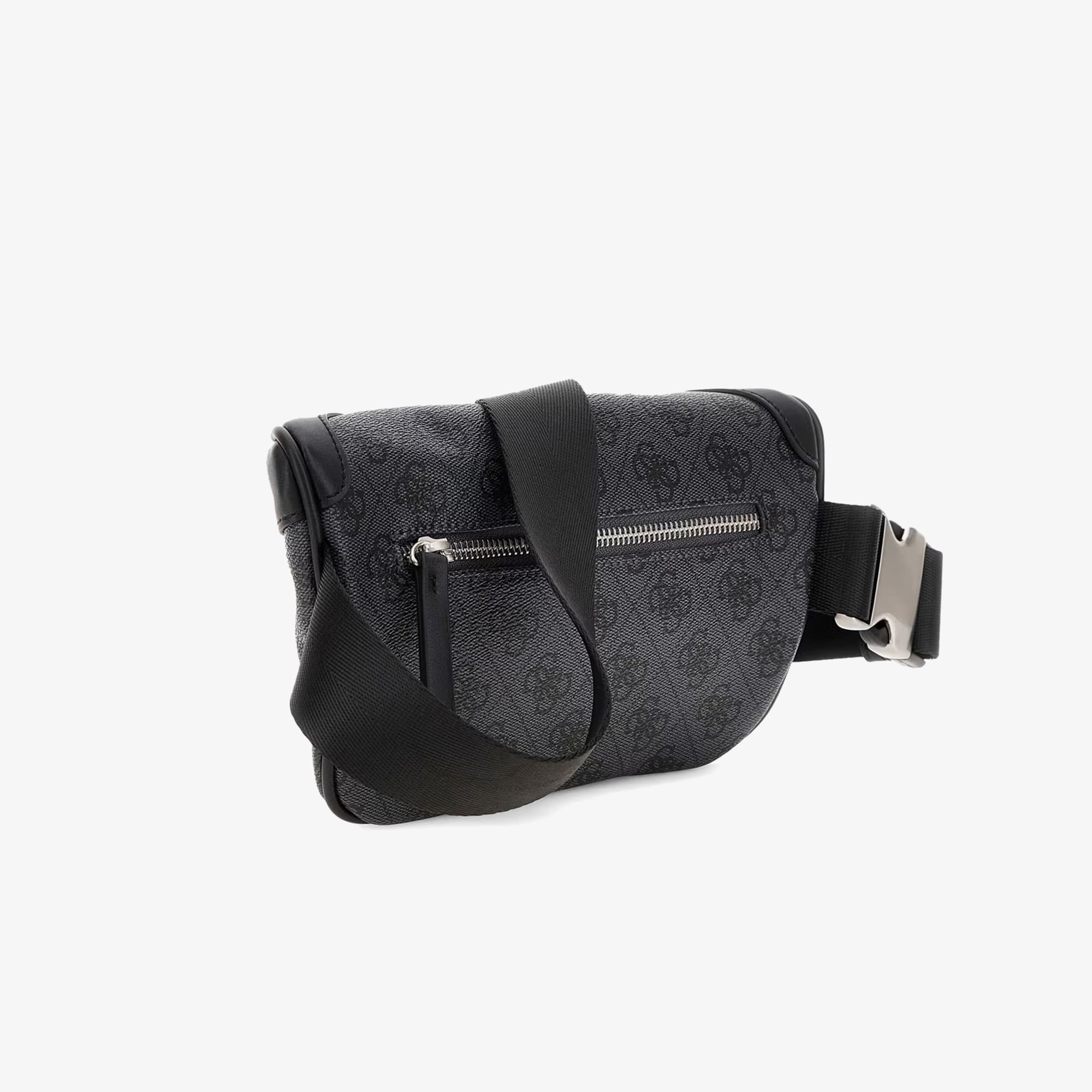 Guess 4G Logo Milano Erkek Siyah Bel Çantası