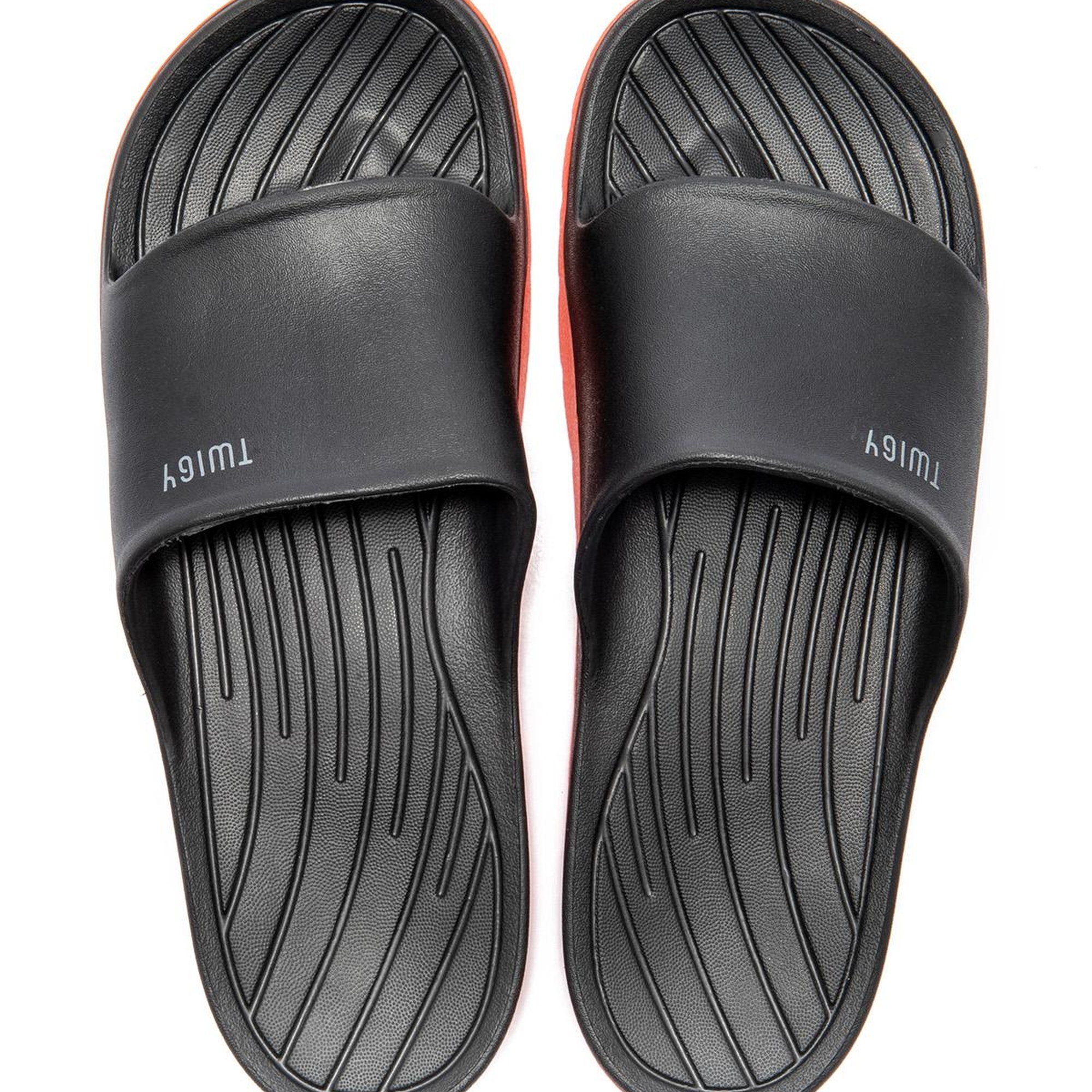 Demba Erkek Terlik Siyah Turuncu 40/45