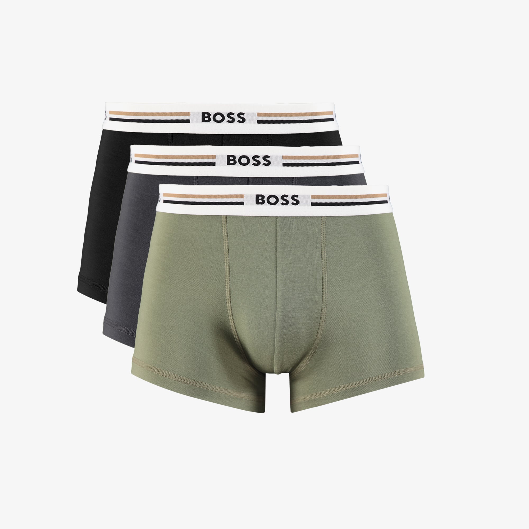  Boss 3'lü Trunk Revive Erkek Renkli Boxer