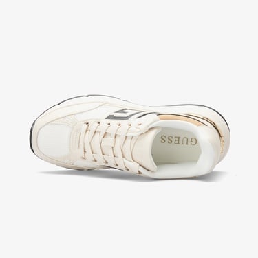  Guess Fonzi Kadın Krem Rengi Sneaker