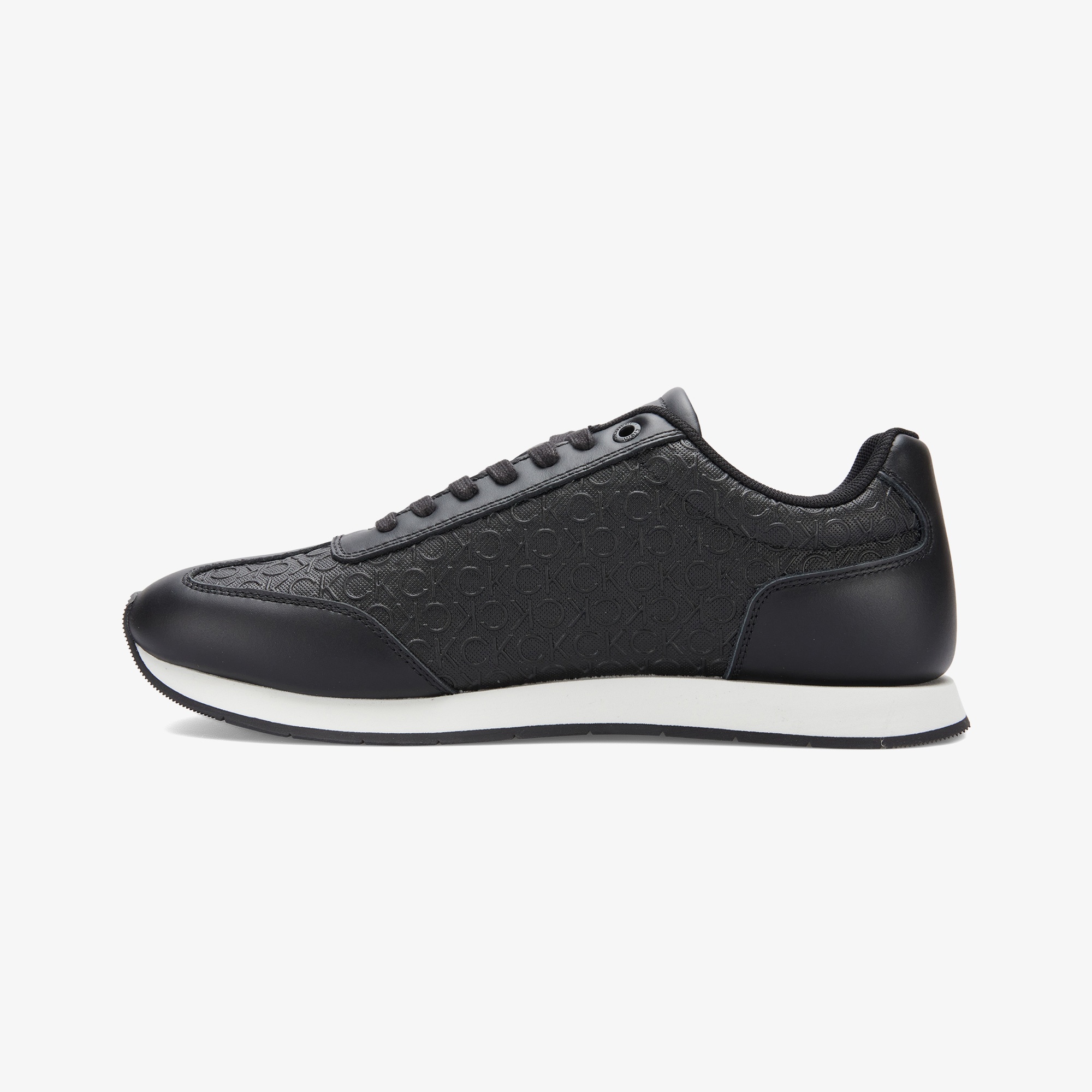 Calvin Klein Low Top Lace Up  Erkek Siyah Sneaker