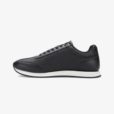  Calvin Klein Low Top Lace Up  Erkek Siyah Sneaker