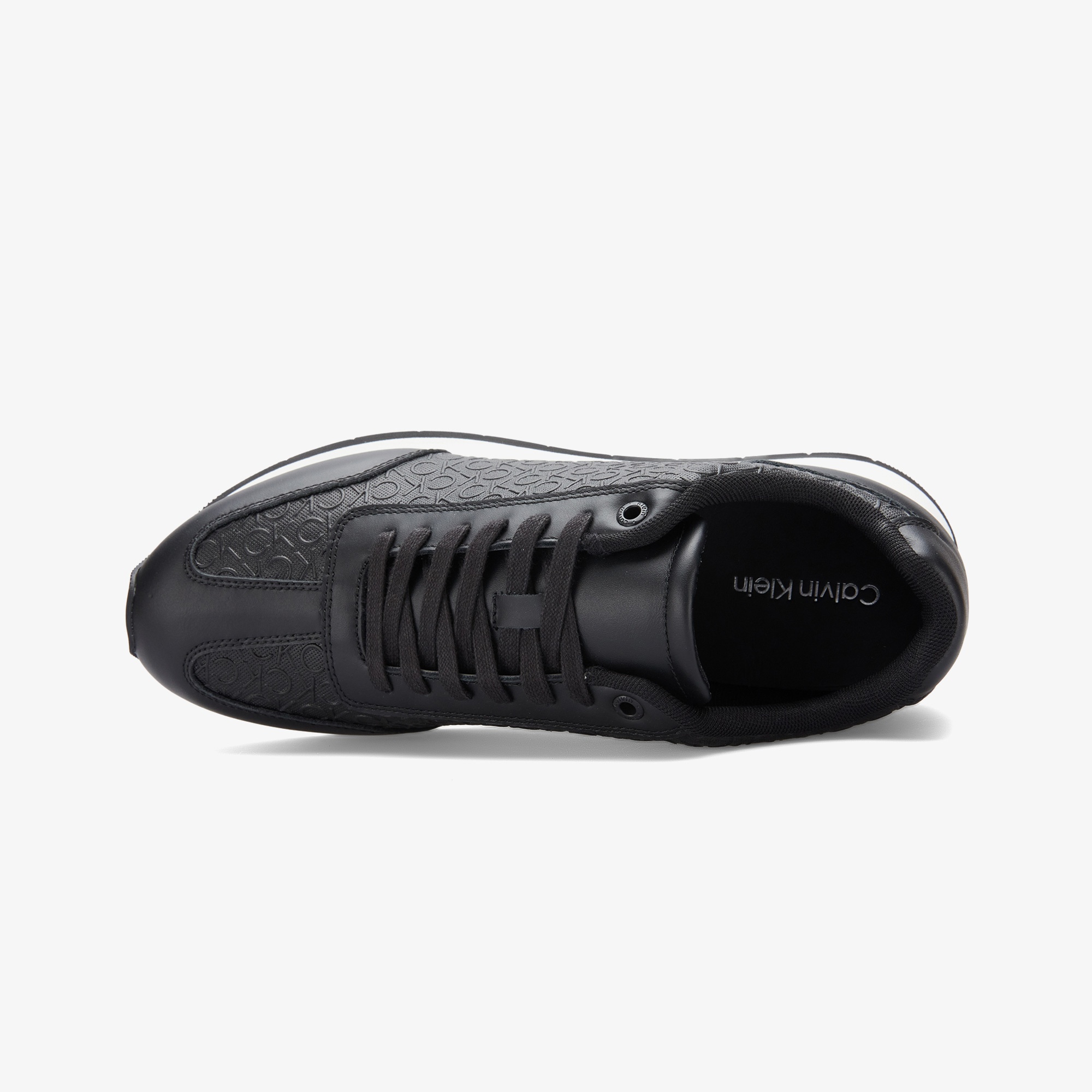 Calvin Klein Low Top Lace Up  Erkek Siyah Sneaker